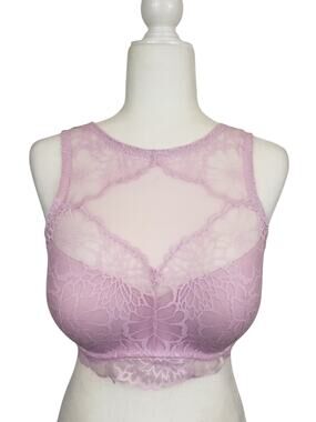 PINK Victoria's Secret Pink Lace Bralette Size M DD